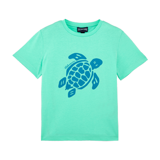 Boys Others Solid - Boys Cotton Jersey T-Shirt Solid, Mint front Boys Others Solid - Boys Cotton Jersey T-Shirt Solid, Mint front