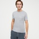 Homme AUTRES Uni - T-shirt homme en coton organique Teinture Bio-sourcées, Mineral vue de détail 2