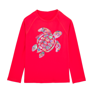 Others Printed - Unisex Kidss Long Sleeves Rashguards Solid, Red polish front Others Printed - Unisex Kidss Long Sleeves Rashguards Solid, Red polish front