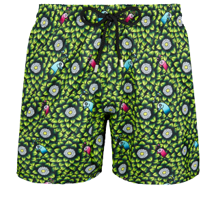 Herren Klassische dünne Stoffe Bedruckt - Ultraleichte und verstaubare Where is my peacok Bademode für Herren, Lemongrass front Herren Klassische dünne Stoffe Bedruckt - Ultraleichte und verstaubare Where is my peacok Bademode für Herren, Lemongrass front