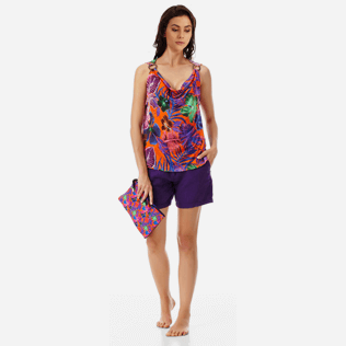 Women Others Printed - Women cowl-neck Top Porto Rico, Bright orange supp2 Women Others Printed - Women cowl-neck Top Porto Rico, Bright orange supp2