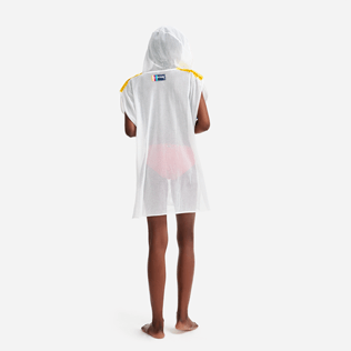 Women Others Printed - Women sleeveless hoddy cover-up mesh - Vilebrequin x JCC+ - Limited Edition, White backworn Women Others Printed - Women sleeveless hoddy cover-up mesh - Vilebrequin x JCC+ - Limited Edition, White backworn