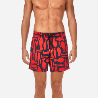 Men Classic / Moorea Printed - Silex Fishes Swim shorts, Poppy red supp1 Men Classic / Moorea Printed - Silex Fishes Swim shorts, Poppy red supp1