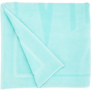 Others Solid - Beach Towel in Terry Cloth Solid Jacquard, Lagoon back Others Solid - Beach Towel in Terry Cloth Solid Jacquard, Lagoon back