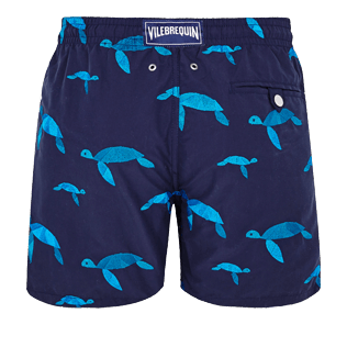 Homme BRODES Brodé - Maillot de Bain Homme Broderie Origami Turtles - Édition Limitée, Bleu nuit back Homme BRODES Brodé - Maillot de Bain Homme Broderie Origami Turtles - Édition Limitée, Bleu nuit back