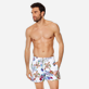 Homme CLASSIQUE STRETCH Imprimé - Maillot de Bain Homme Stretch Watercolor Turtles, Blanc frontworn Homme CLASSIQUE STRETCH Imprimé - Maillot de Bain Homme Stretch Watercolor Turtles, Blanc frontworn