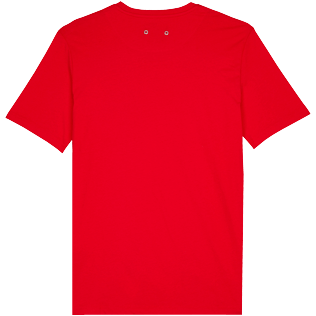 Hombre Autros Liso - Camiseta de algodón orgánico de color liso para hombre, Peppers vista trasera