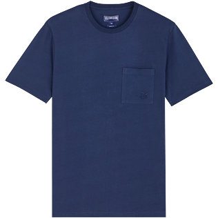 Uomo Altri Unita - T-shirt uomo in cotone biologico tinta unita, Blu marine front Uomo Altri Unita - T-shirt uomo in cotone biologico tinta unita, Blu marine front