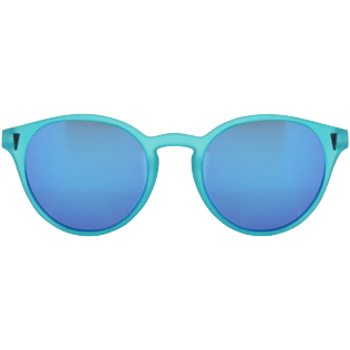 Andere Uni - Unisex Solid Sonnenbrille, Azurblau Vorderansicht