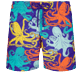 Men Others Printed - Men Swim Shorts Octopussy, Purple blue front view