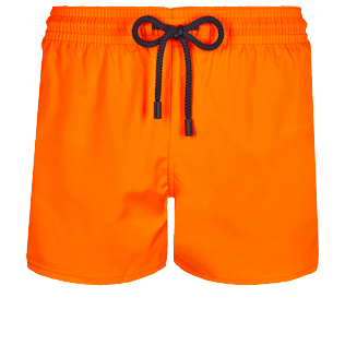 Men Others Solid - Men Swim Trunks Short and Fitted Stretch Solid, Apricot front view