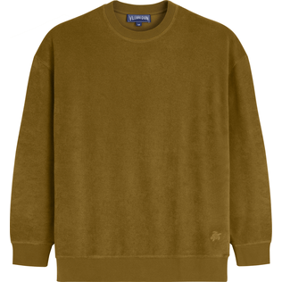 Herren Andere Uni - Solid Unisex-Sweatshirt aus Frottee, Borke Vorderansicht