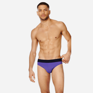 Homme SLIP DE BAIN ET BOXER Uni - Slip De Bain Ceinture Elastique Homme Uni, Jacinthe frontworn Homme SLIP DE BAIN ET BOXER Uni - Slip De Bain Ceinture Elastique Homme Uni, Jacinthe frontworn