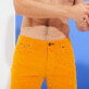 Homme AUTRES Uni - Pantalon 5 Poches Velours homme Coupe regular, Flamme vue de détail 4