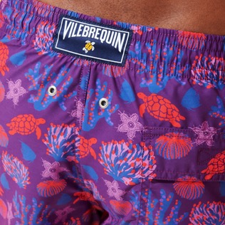 Hombre Clásico Estampado - Bañador con estampado 2002 Fonds Marins para hombre, Ciruela supp3 Hombre Clásico Estampado - Bañador con estampado 2002 Fonds Marins para hombre, Ciruela supp3