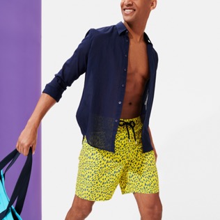 Photo de Homme CLASSIQUE LONG Imprimé - Maillot de bain homme Long 2020 Micro Ronde Des Tortues Waves, Citron vue de détail 5 Photo de Homme CLASSIQUE LONG Imprimé - Maillot de bain homme Long 2020 Micro Ronde Des Tortues Waves, Citron vue de détail 5