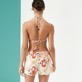 Mujer Autros Estampado - Pantalón corto de baño con estampado Kaleidoscope para mujer, Camellia vista trasera desgastada