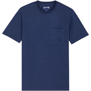 Men Others Solid - Men Organic Cotton T-Shirt Solid, Navy front Men Others Solid - Men Organic Cotton T-Shirt Solid, Navy front
