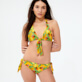 Damen Triangel Bedruckt - Go Bananas Neckholder-Bikinioberteil für Damen, Curry frontworn Damen Triangel Bedruckt - Go Bananas Neckholder-Bikinioberteil für Damen, Curry frontworn