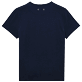 Uomo Altri Stampato - T-shirt uomo in cotone Hypno Shell, Blu marine vista posteriore