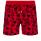 Men Ultra-light classique Printed - Men Swim Trunks Ultra-light and packable Natural Turtles Flocked, Peppers front view