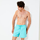 男款 Classic 纯色 - 男士纯色泳裤, Lazulii blue 细节视图1