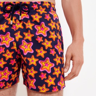 Men Others Printed - Men Stretch Swimwear Stars Gift, Navy details view 2