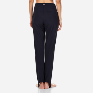 Femme Pantalons Uni - Pantalon fuseau, Bleu marine supp1 Femme Pantalons Uni - Pantalon fuseau, Bleu marine supp1