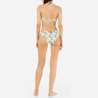 Mujer Braguitas Estampado - Braguitas de bikini de talle alto con estampado Bamboo Song para mujer, Peony backworn Mujer Braguitas Estampado - Braguitas de bikini de talle alto con estampado Bamboo Song para mujer, Peony backworn