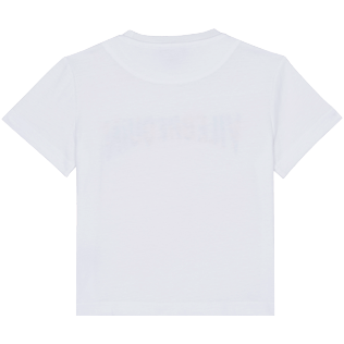 Bambino Altri Stampato - T-shirt bambino in cotone Octopus Band, Bianco vista posteriore