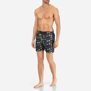 Men Ultra-light classique Printed - Men Lightweight and Packable Swimtrunks Eels Knitting, Wasabi frontworn Men Ultra-light classique Printed - Men Lightweight and Packable Swimtrunks Eels Knitting, Wasabi frontworn