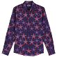 Others Printed - Unisex Cotton Voile Light Shirt Starfish Dance, Sapphire front Others Printed - Unisex Cotton Voile Light Shirt Starfish Dance, Sapphire front