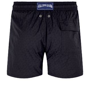 男款 Stretch classic 纯色 - 男士 Micro Ronde des Tortues 弹力泳裤, Black 后视图