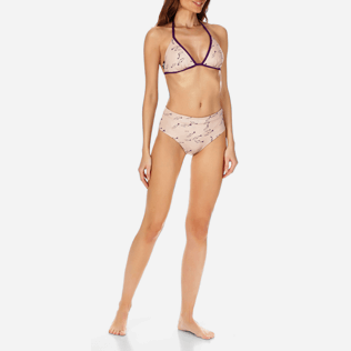 Mujer Cintura alta Estampado - Braguitas de bikini reversibles de talle alto para mujer, Nude supp3 Mujer Cintura alta Estampado - Braguitas de bikini reversibles de talle alto para mujer, Nude supp3
