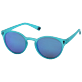 Andere Uni - Unisex Solid Sonnenbrille, Azurblau Rückansicht
