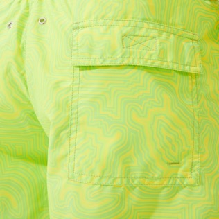 Bild von Herren Klassische Bedruckt - 2017 Tortues Hypnotiques Badeshorts für Herren, Lemongrass Details Ansicht 3 Bild von Herren Klassische Bedruckt - 2017 Tortues Hypnotiques Badeshorts für Herren, Lemongrass Details Ansicht 3