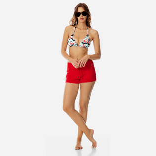 Donna Foulard Stampato - Top bikini donna all'americana Hong Kong, Menta supp2 Donna Foulard Stampato - Top bikini donna all'americana Hong Kong, Menta supp2