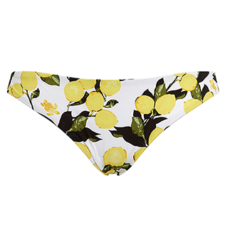 女款 Classic brief 印制 - 女士 Lemons 比基尼三角泳裤, White front 女款 Classic brief 印制 - 女士 Lemons 比基尼三角泳裤, White front