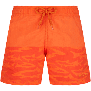 Boys Others Magic - Boys Swimwear Water-reactive Requins 3D, Rust front worn view
