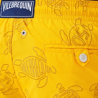 Hombre Clásico Bordado - Bañador con bordado Vilebrequin Turtles 50 para hombre - Edición Limitada, Yellow supp2 Hombre Clásico Bordado - Bañador con bordado Vilebrequin Turtles 50 para hombre - Edición Limitada, Yellow supp2