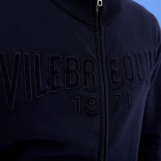 Herren Andere Uni - Pullover aus Baumwolle mit Reißverschluss für Herren, Marineblau supp4 Herren Andere Uni - Pullover aus Baumwolle mit Reißverschluss für Herren, Marineblau supp4