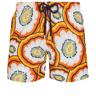 Men Ultra-light classique Printed - Men Swim Trunks Ultra-light and packable 1979 Anemones, Apricot front Men Ultra-light classique Printed - Men Swim Trunks Ultra-light and packable 1979 Anemones, Apricot front