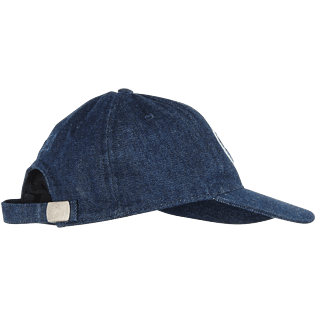 Men Others Solid - Men Denim Baseball Cap Vintage Vilebrequin Logo, Medium denim w5 back Men Others Solid - Men Denim Baseball Cap Vintage Vilebrequin Logo, Medium denim w5 back