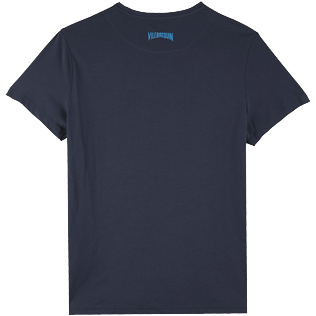 Uomo Altri Stampato - T-shirt uomo in cotone biologico Allo La Mer?, Blu marine vista posteriore