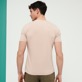 Hombre Autros Liso - Camiseta de algodón orgánico con tinte natural para hombre, Dew vista trasera desgastada