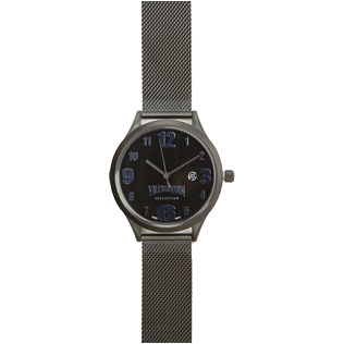Andere Uni - Metal Mesh Watch, Schwarz front Andere Uni - Metal Mesh Watch, Schwarz front