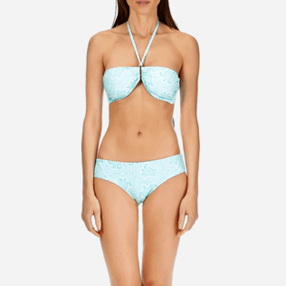 Donne Tops Stampato - Top bikini donna a fascia Hypnotic Turtles, Laguna supp1 Donne Tops Stampato - Top bikini donna a fascia Hypnotic Turtles, Laguna supp1