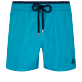 男款 Ultra-light classique 纯色 - 男士双色纯色泳裤, Ming blue 正面图