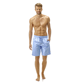 男款 Long classic 纯色 - Men Swimwear Long solid, Sky blue 正面穿戴视图
