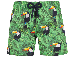 Boys Others Printed - Boys Swimwear Stretch 2005 Toucans, Navy front view